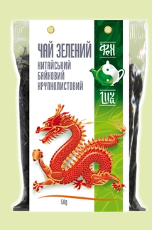 Чай зеленый байховый крупнолистовой