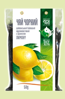 Чай черный Цейлонский байховый крупнолистовой с ароматом лимона